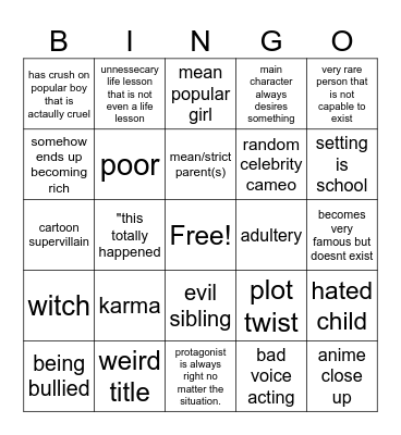 MSA BINGO Card