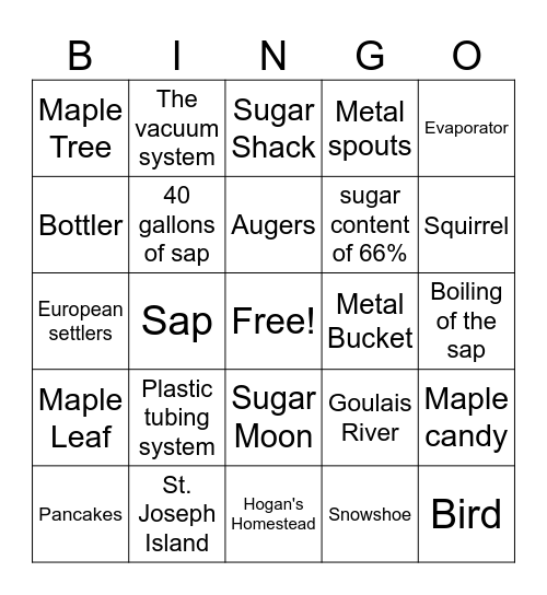 Untitled BinSquirrels go Bingo Card