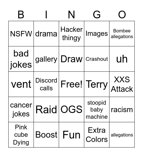 Whiteboardfox  Bingo Card