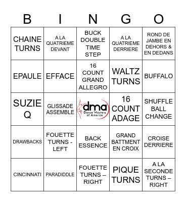 Tap Bingo Card