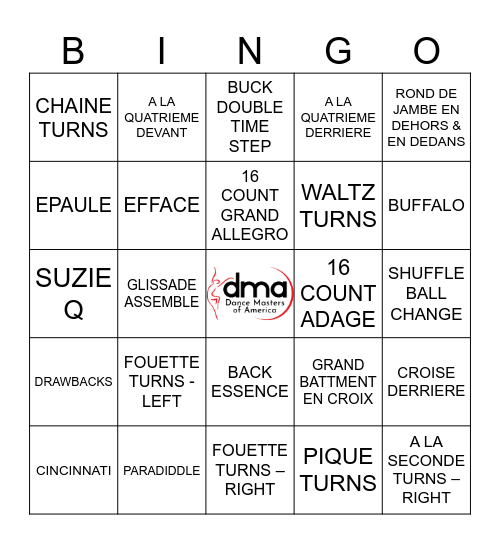 Tap Bingo Card