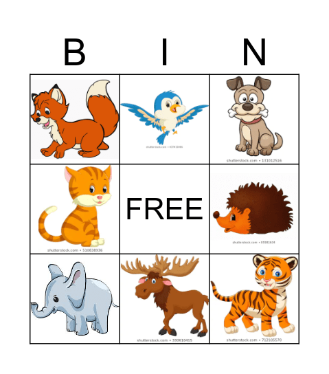 🐯 Bingo Card