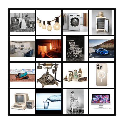 Past and present Bingo Card