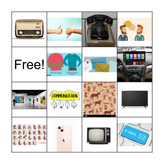 Past and Present Bingo Card