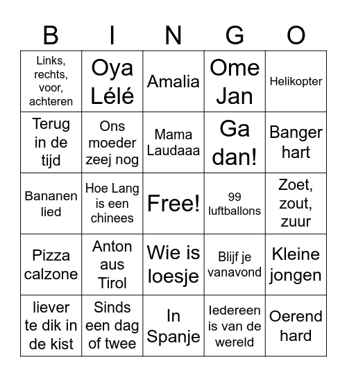 Scouting Swingo Bingo Card