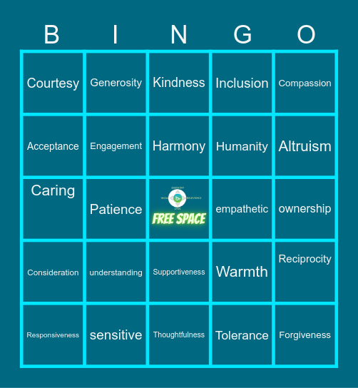 Empath Bingo Card