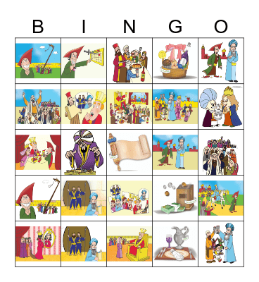 PURIM BINGO Card