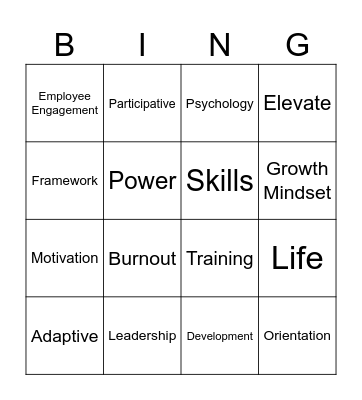 OLP Bingo! Bingo Card