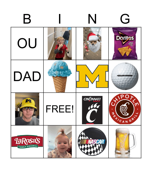 Mike's 35th Birthday! Bingo Card