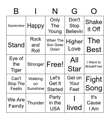 CAP Bingo Card
