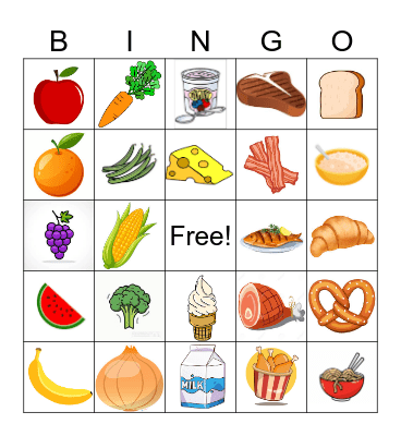 Healthy Habits Bingo Card