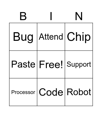 Cognates and False Cognates Bingo Card