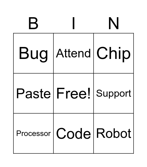 Cognates and False Cognates Bingo Card