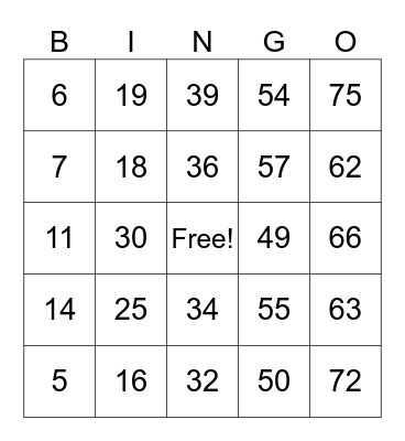 Win yummy food Bingo Card