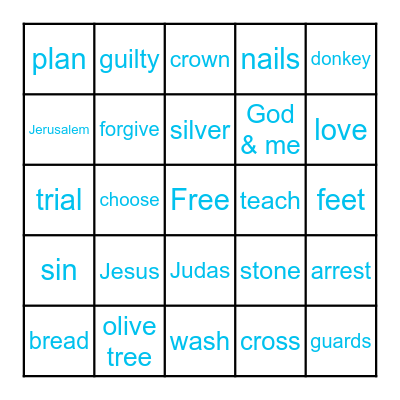 Easter Love Bingo Card