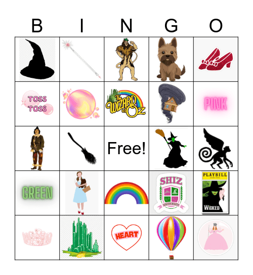 Wicked Oz Fest Bingo Card