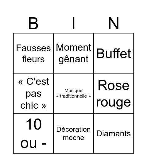 4m1 Bingo Card