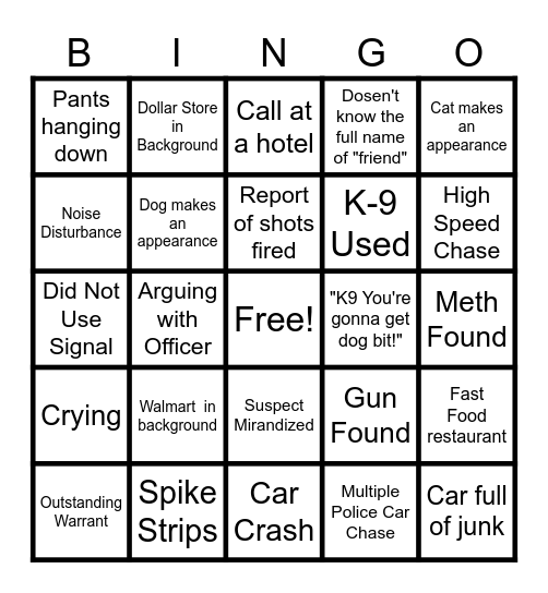 OPL BINGO Card