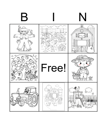 FARM BINGO Card