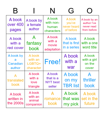 The Paperback Queens Book Club Bingo 📚 Bingo Card