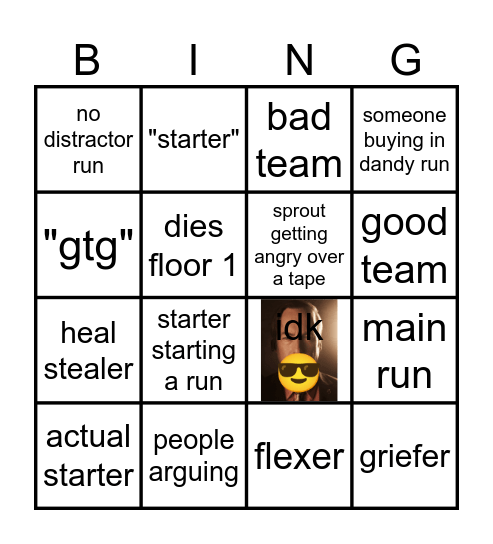 dandys world bingo Card