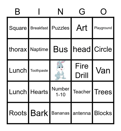 ELC SPRING BINGO Card