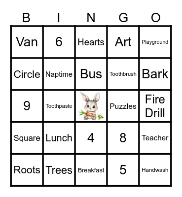 ELC Spring BINGO Card