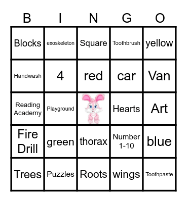 ELC Spring BINGO Card