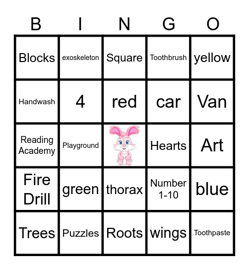 ELC Spring BINGO Card