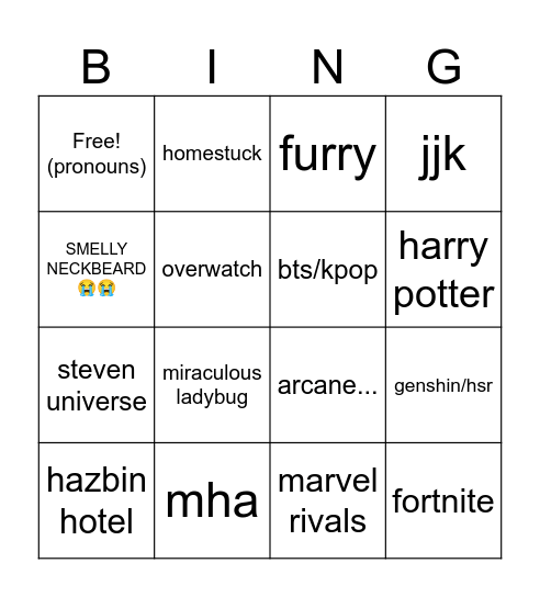 swampass con Bingo Card
