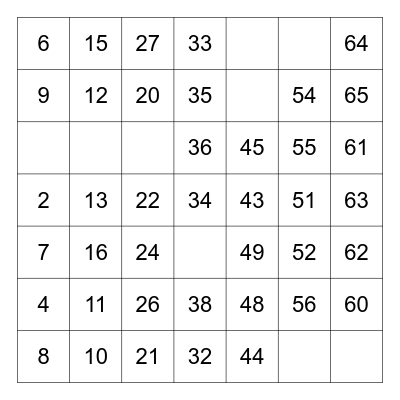 BINGO GONE WILD! Bingo Card