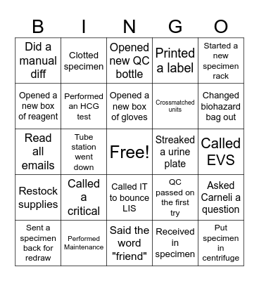 LAB WEEK 2025 Bingo Card