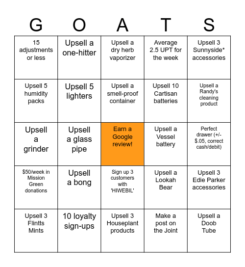 Sunnyside* Naperville APRIL Bingo! Bingo Card