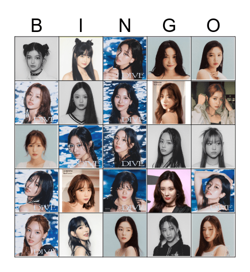 KPOP BINGO Card
