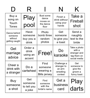 Henry's Farewell Tour 2022 Bingo Card