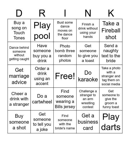 Henry's Farewell Tour 2022 Bingo Card