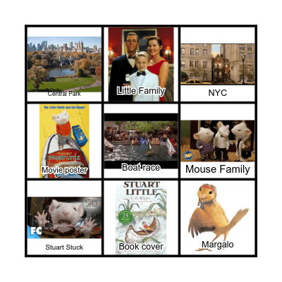 Stuart Little BINGO Card