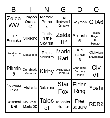 SWITCH 2 DIRECT Bingo Card
