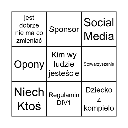 wykop Bingo Card