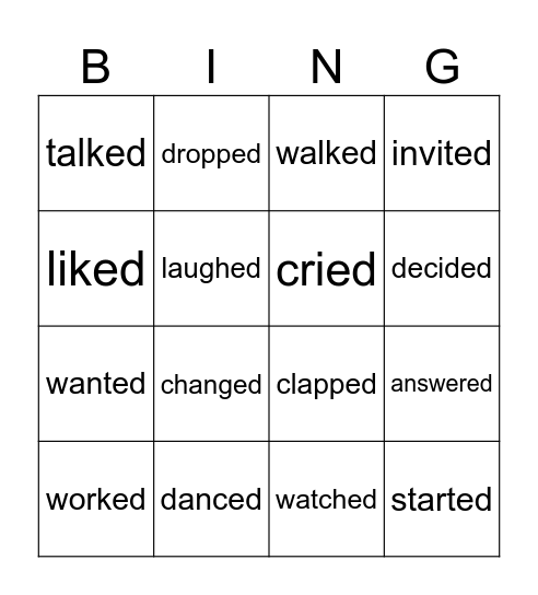 collect 3 in a row Bingo Card