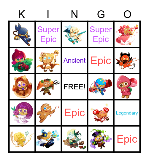 RK's CRK Wednesday Bingo Card