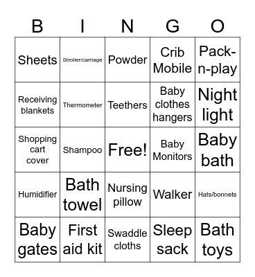 Lil'Smith BINGO Card