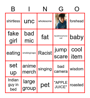omega Bingo Card