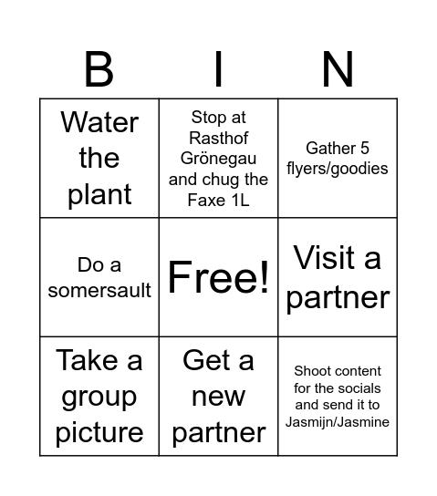 Hannover Messe Bingo Card