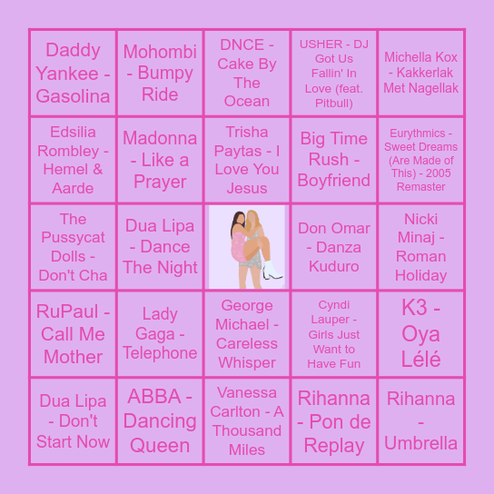 MUZIEKBINGO Card