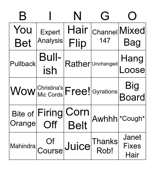MDR Bingo! Bingo Card