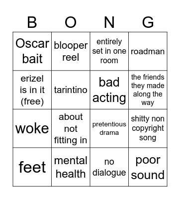 flim Bingo Card