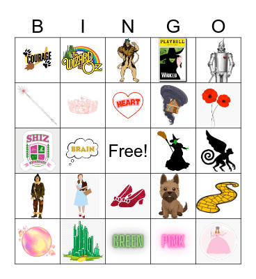 Wicked Oz Fest Bingo Card