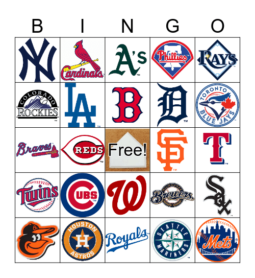 BASEBALL Bingo Card