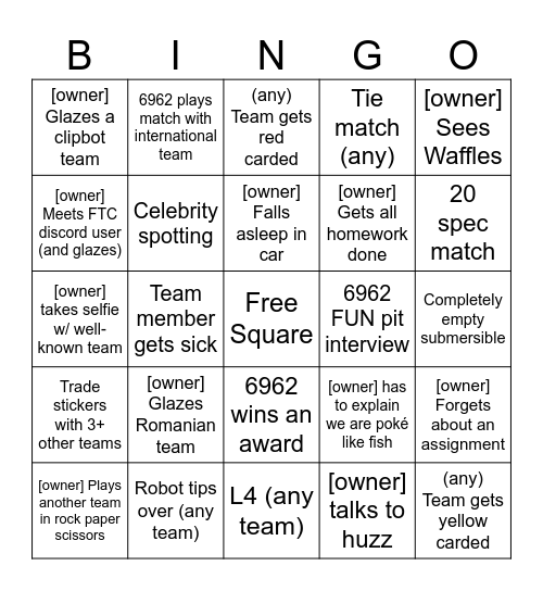 6962 Into The Deep Worlds Bingo Card